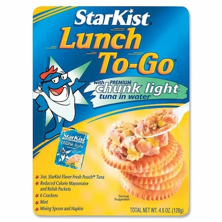 Starkist Lunch To-Go Kit, 3oz. Chunk Light Tuna, 4.5 oz Packs, 12/CT PK SKIDEL495430